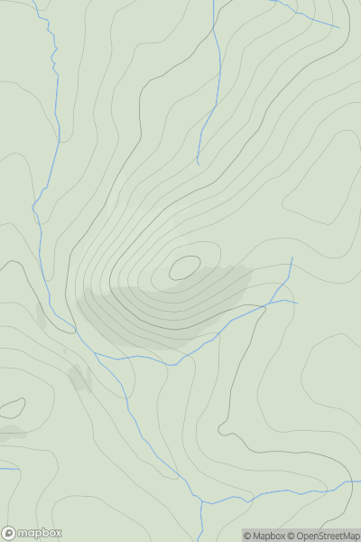 Thumbnail image for Heugh Law showing contour plot for surrounding peak