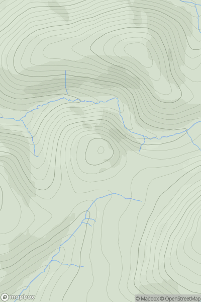 Thumbnail image for Salter Grain Hill showing contour plot for surrounding peak