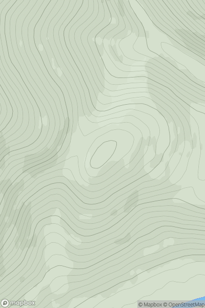 Thumbnail image for Early Knowe showing contour plot for surrounding peak