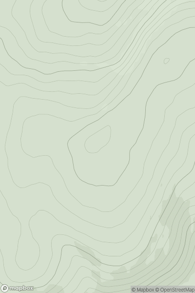 Thumbnail image for Guttery Gairs showing contour plot for surrounding peak