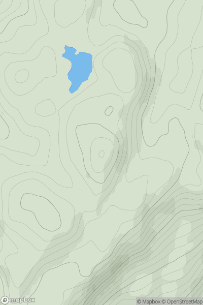 Thumbnail image for Cruach nam Fearna showing contour plot for surrounding peak