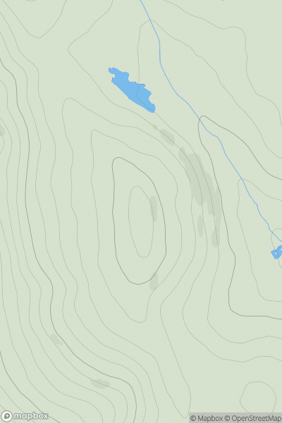 Thumbnail image for Edgarhope Hill showing contour plot for surrounding peak
