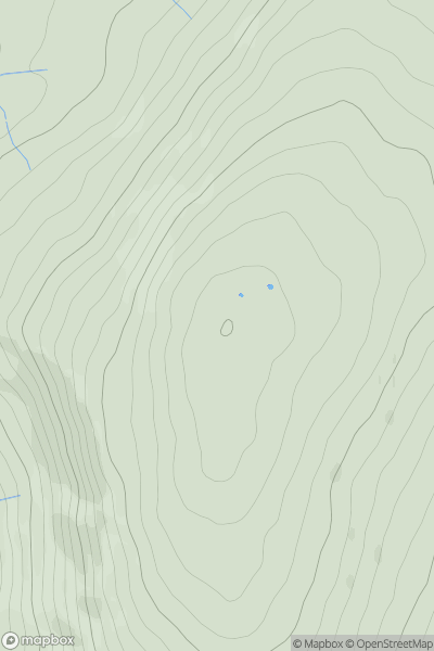Thumbnail image for Whita Hill showing contour plot for surrounding peak