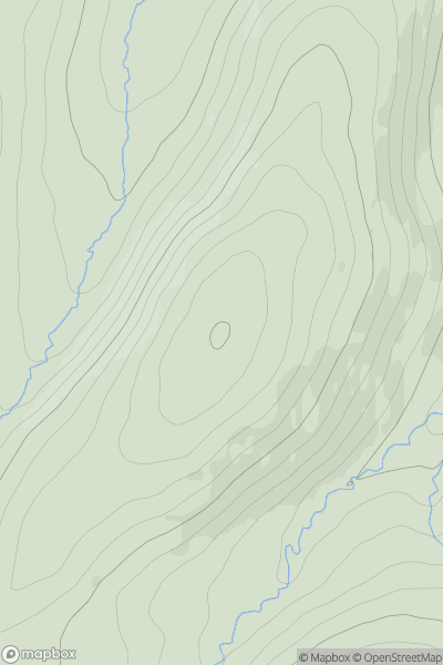 Thumbnail image for Southdean Rig showing contour plot for surrounding peak