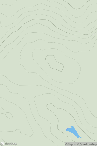 Thumbnail image for Huntly Hill East Top showing contour plot for surrounding peak