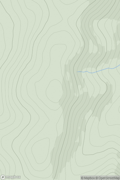 Thumbnail image for Place Hill showing contour plot for surrounding peak