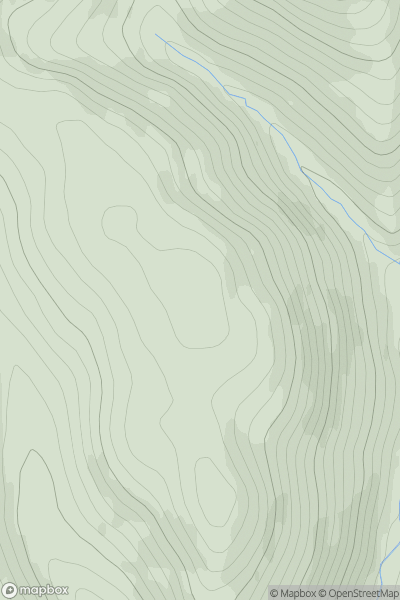 Thumbnail image for Broadfield Height showing contour plot for surrounding peak