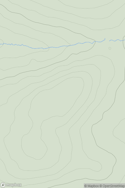 Thumbnail image for Auchinoon Hill showing contour plot for surrounding peak