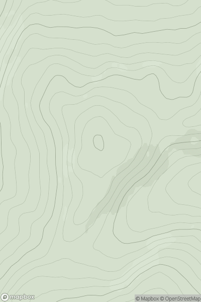 Thumbnail image for Syke Hill showing contour plot for surrounding peak