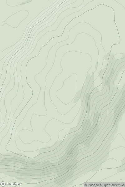 Thumbnail image for Tom an t-Saighdeir showing contour plot for surrounding peak