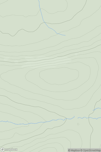 Thumbnail image for Corston Hill showing contour plot for surrounding peak