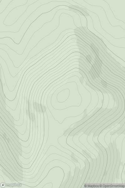 Thumbnail image for Bombie Hill showing contour plot for surrounding peak