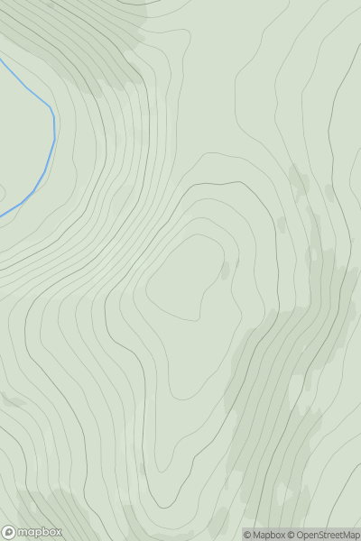 Thumbnail image for Caitha Hill showing contour plot for surrounding peak