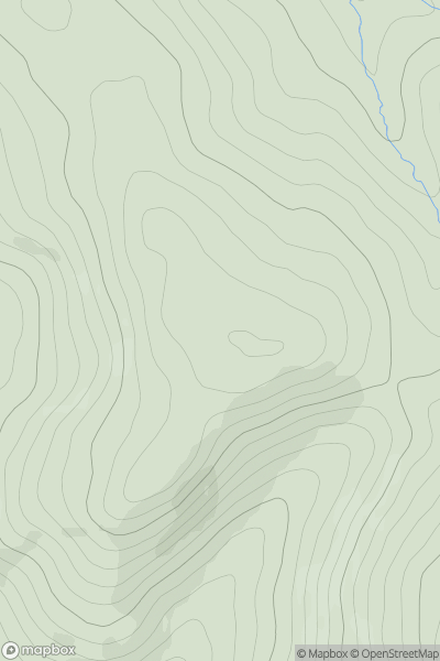 Thumbnail image for Windy Law showing contour plot for surrounding peak