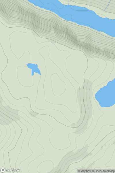 Thumbnail image for Meall an Fhithich showing contour plot for surrounding peak