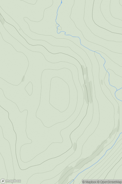 Thumbnail image for Dumfedling Knowe showing contour plot for surrounding peak