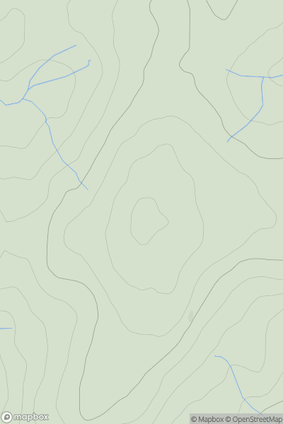Thumbnail image for Plea Shank showing contour plot for surrounding peak