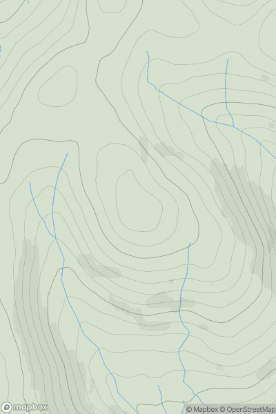 Thumbnail image for Naze Hill showing contour plot for surrounding peak