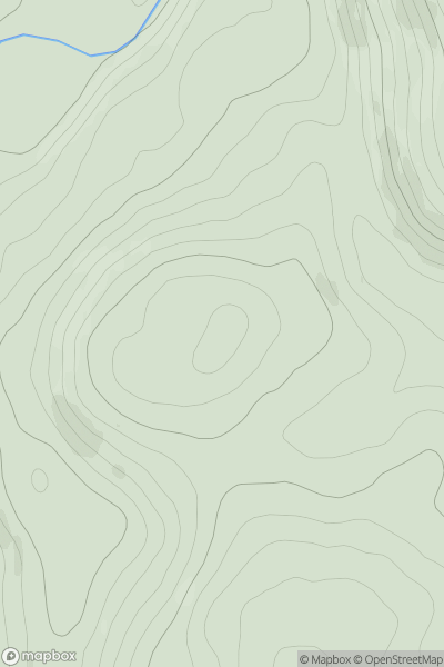 Thumbnail image for Dodhead Under Hill showing contour plot for surrounding peak