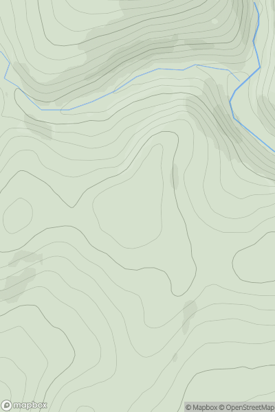 Thumbnail image for Loft Shaws showing contour plot for surrounding peak