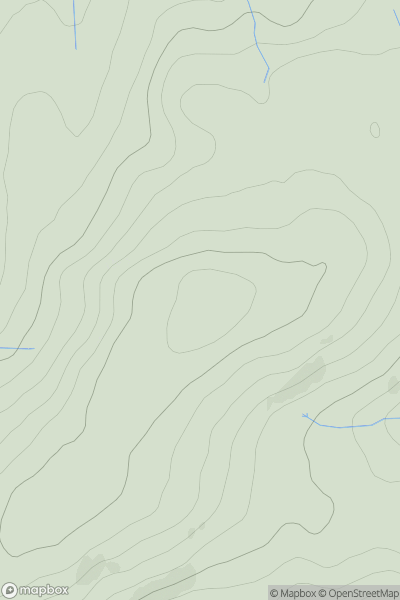 Thumbnail image for Heatherland Hill showing contour plot for surrounding peak