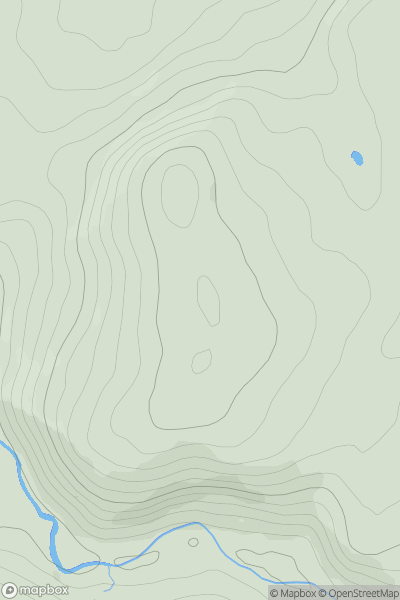 Thumbnail image for Berry Fell showing contour plot for surrounding peak