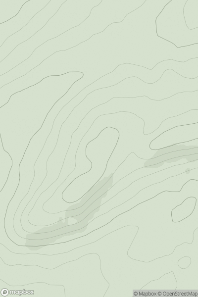 Thumbnail image for Blyth Bank Hill showing contour plot for surrounding peak