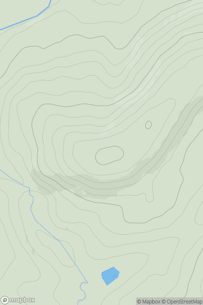 Thumbnail image for Helmburn Hill showing contour plot for surrounding peak