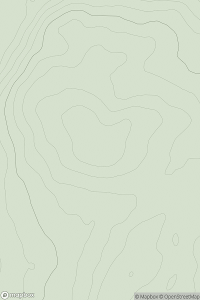 Thumbnail image for Kirkslight Hill showing contour plot for surrounding peak