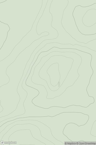 Thumbnail image for Witch Craig showing contour plot for surrounding peak