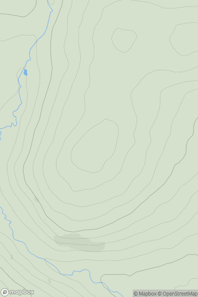 Thumbnail image for Blackcock Hill showing contour plot for surrounding peak