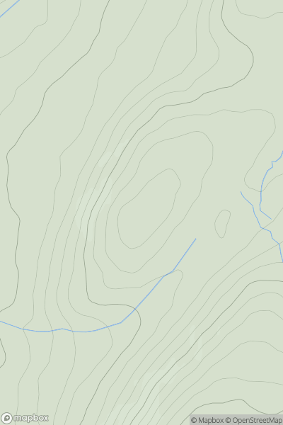 Thumbnail image for Dodburn Hill showing contour plot for surrounding peak