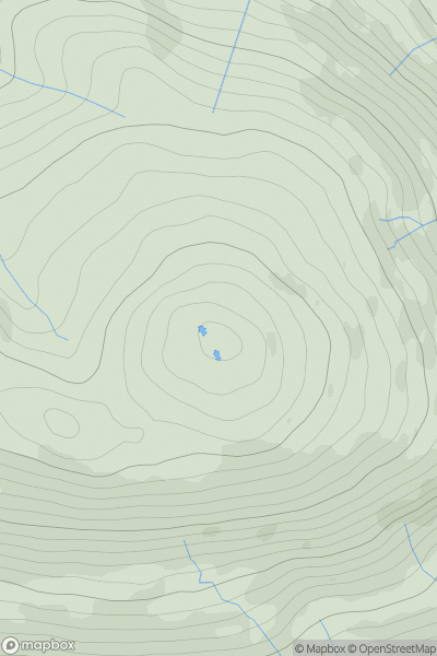 Thumbnail image for Cnoc Moy showing contour plot for surrounding peak