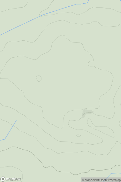 Thumbnail image for Duntilland Hill showing contour plot for surrounding peak