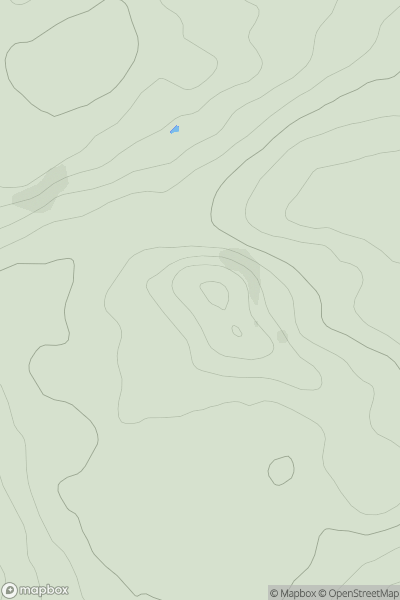 Thumbnail image for Raven Craig showing contour plot for surrounding peak
