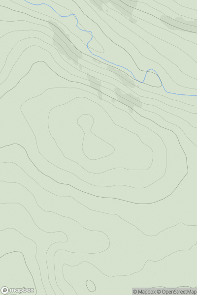 Thumbnail image for Pearsby Hill showing contour plot for surrounding peak