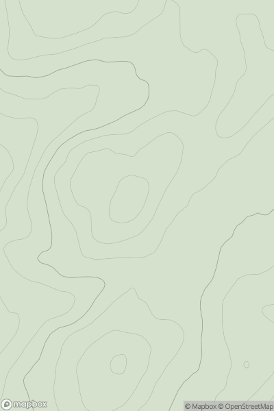 Thumbnail image for Pikestone Hill showing contour plot for surrounding peak