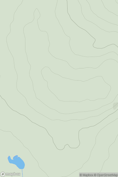Thumbnail image for Kyles Hill showing contour plot for surrounding peak