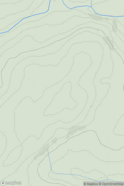 Thumbnail image for Hamlin Knowe showing contour plot for surrounding peak