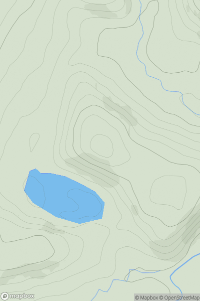 Thumbnail image for Castleside Hill showing contour plot for surrounding peak