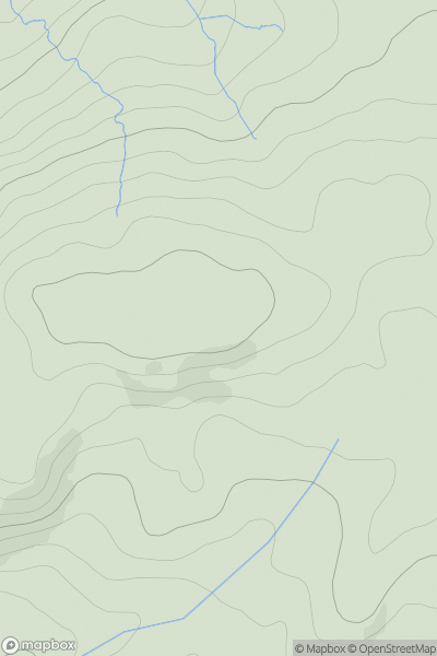 Thumbnail image for Cnoc a' Bhaile-shios showing contour plot for surrounding peak