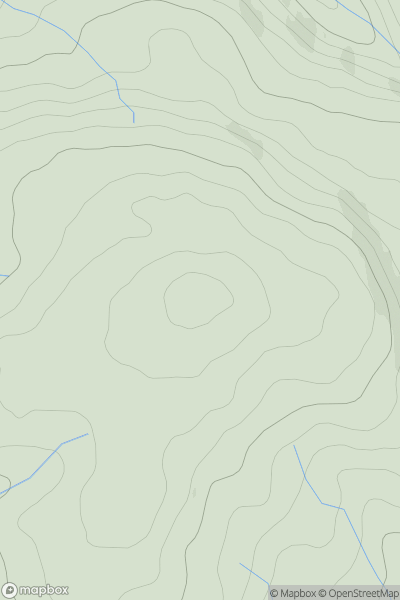 Thumbnail image for Sgreadan Hill showing contour plot for surrounding peak