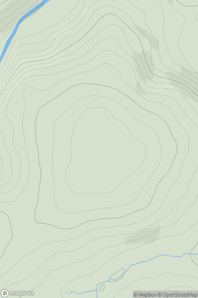 Thumbnail image for Abbey Hill (Inner) showing contour plot for surrounding peak