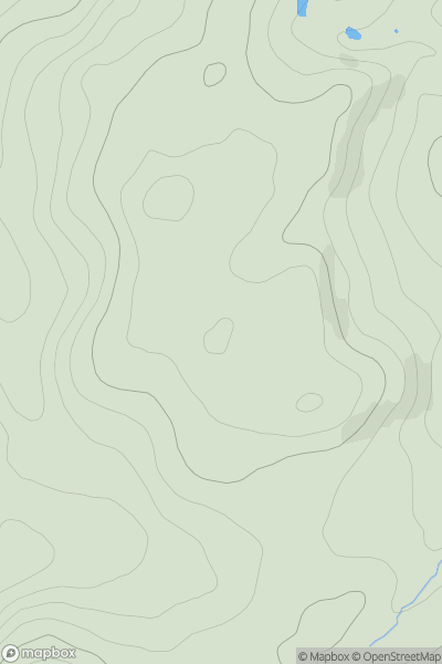 Thumbnail image for Blackcastle Hill showing contour plot for surrounding peak