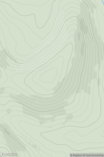 Thumbnail image for Greenside showing contour plot for surrounding peak