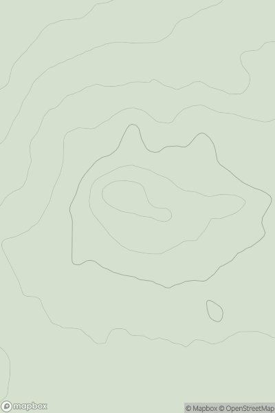 Thumbnail image for Hindside Hill showing contour plot for surrounding peak