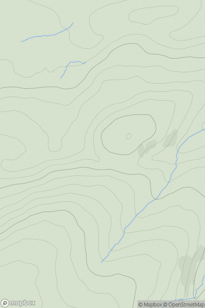 Thumbnail image for Blaik Law showing contour plot for surrounding peak