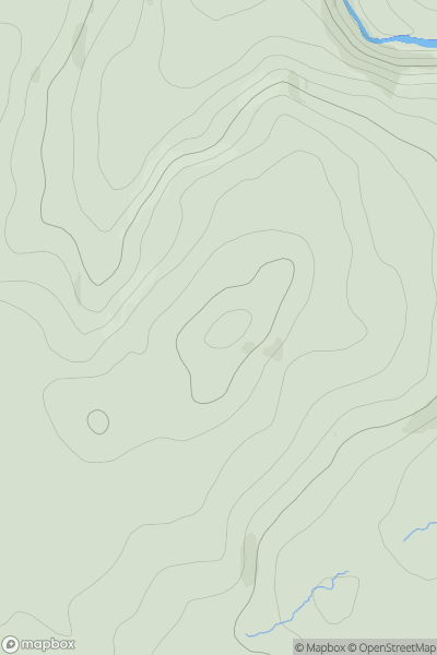 Thumbnail image for Vertish Hill showing contour plot for surrounding peak