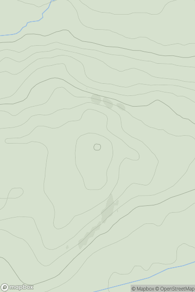 Thumbnail image for Riccarton Hills showing contour plot for surrounding peak