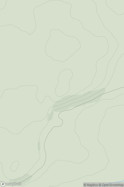 Thumbnail image for Eastcraigs Hill showing contour plot for surrounding peak